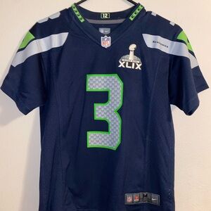 Russel Wilson Seahawks Super Bowl XLIX Jersey
